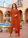 Millie By Ossm Cotton Kurti With Bottom Dupatta Collection
